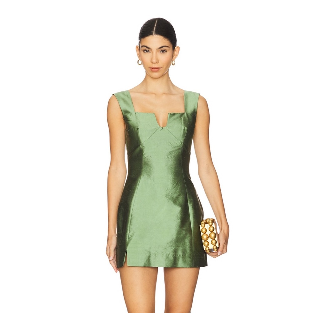 Elegant Green Cult Gaia Sleeveless Dress